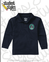 Load image into Gallery viewer, Doane Stuart Long Sleeve Polo Shirt with logo