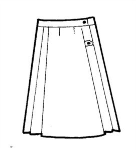 LCS (UPPER SCHOOL)  GIRLS KILT #24