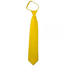 SOLID YELLOW TIE 14