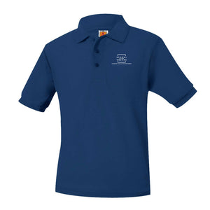 SCHOOL IN THE SQUARE -MIDDLE SCHOOL SHORT SLEEVE NAVY POLO